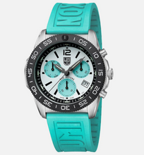 Load image into Gallery viewer, Luminox XS.3143.1 Men&#39;s Pacific Diver Chronograph Teal Strap Watch Limited Edition 520/710
